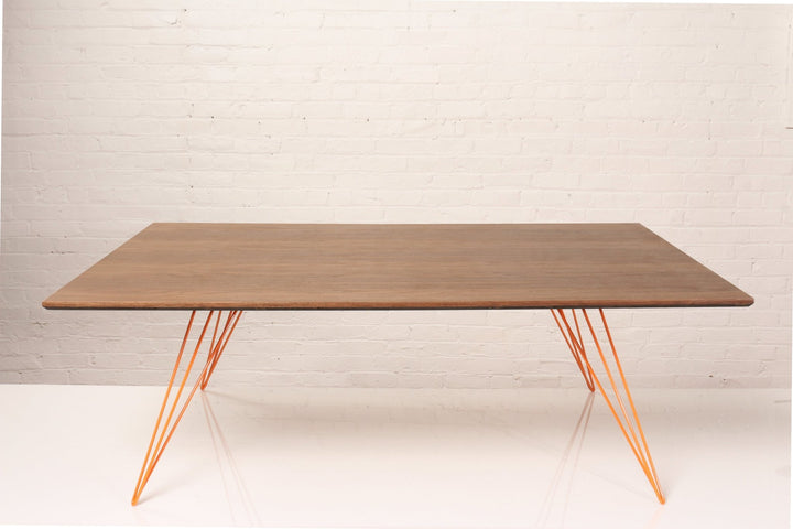 Williams Coffee Table - Large Rectangle - Tronk - Tables + Desks - Walnut - Orange - HORNE