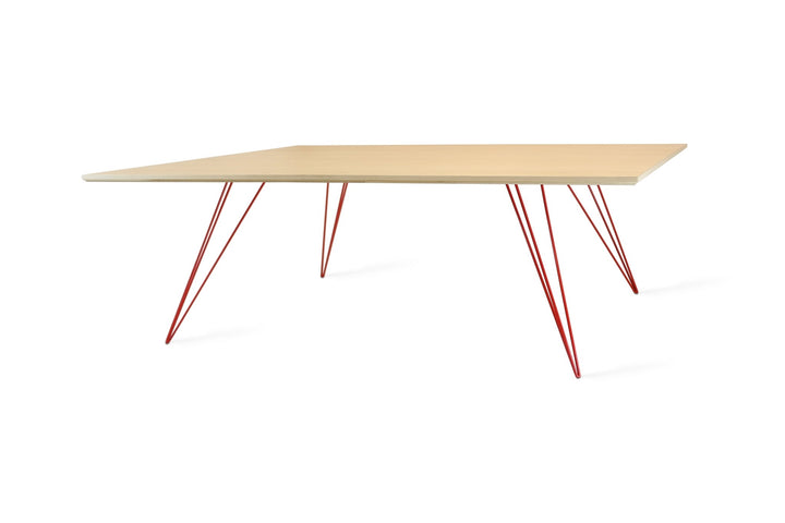 Williams Coffee Table - Large Rectangle - Tronk - Tables + Desks - Maple - Red - HORNE