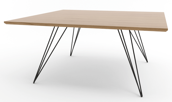 Williams Coffee Table - Large Rectangle - Tronk - Tables + Desks - White Oak - Black - HORNE