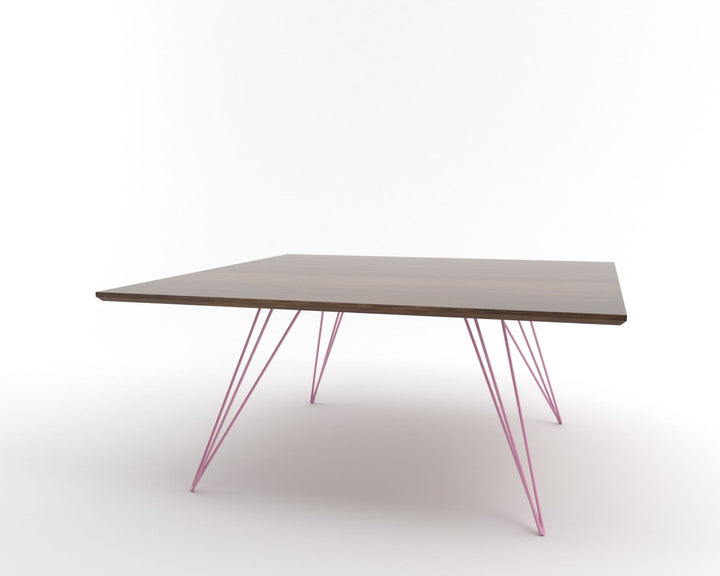 Williams Coffee Table - Large Rectangle - Tronk - Tables + Desks - Walnut - Pink - HORNE
