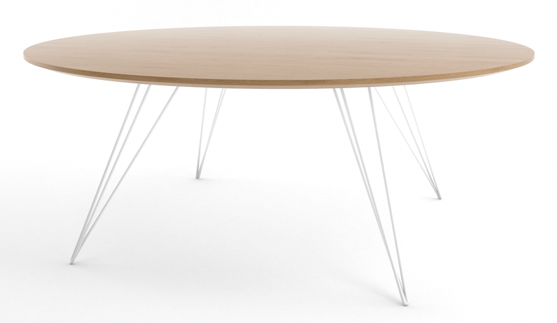 Williams Coffee Table - Small Circle - Tronk - Tables + Desks - Walnut - Brassy Gold - HORNE