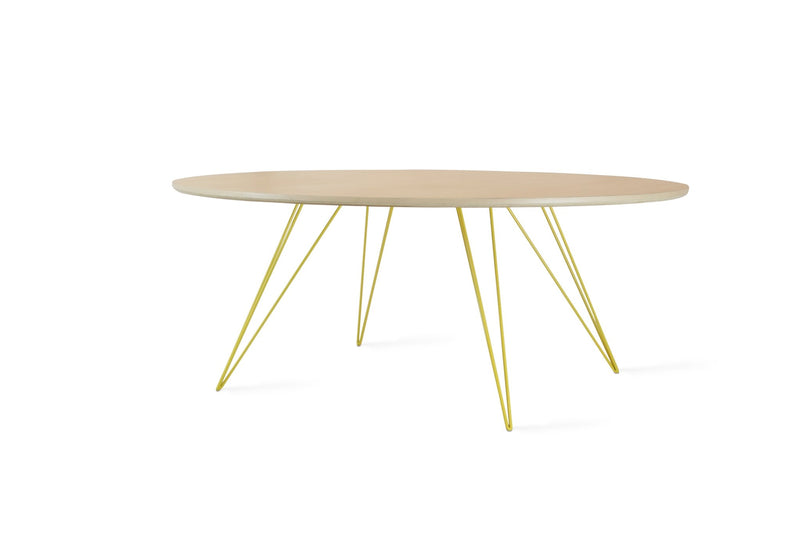 Williams Coffee Table - Small Oval - Tronk - Tables + Desks - Maple - Blood Red - HORNE