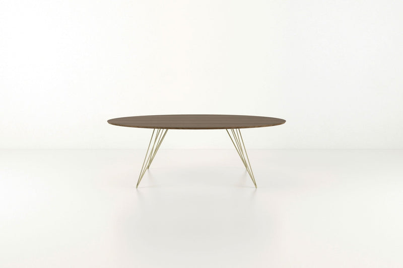 Williams Coffee Table - Small Oval - Tronk - Tables + Desks - Maple - Blood Red - HORNE