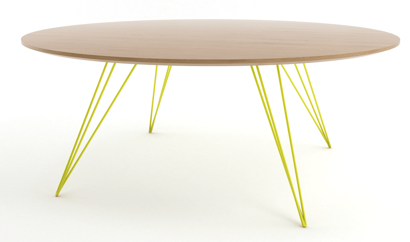 Williams Coffee Table - Small Oval - Tronk - Tables + Desks - Maple - Blood Red - HORNE