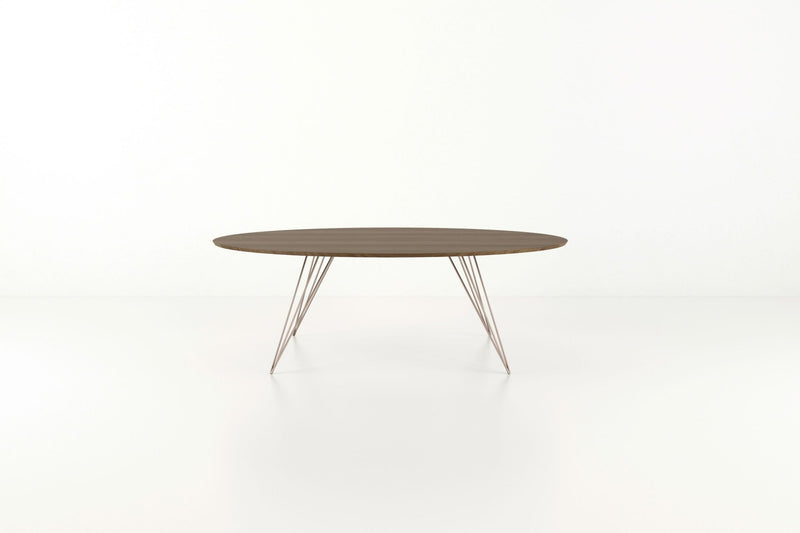 Williams Coffee Table - Small Oval - Tronk - Tables + Desks - Maple - Blood Red - HORNE