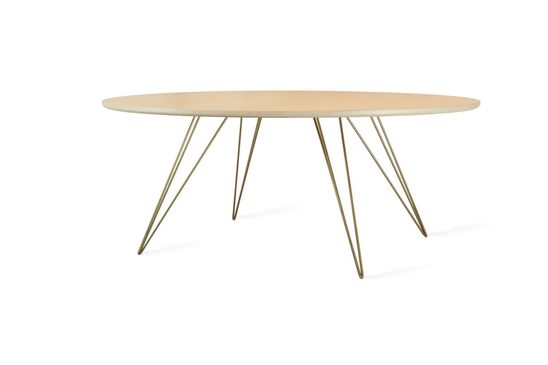 Williams Coffee Table - Small Oval - Tronk - Tables + Desks - Maple - Blood Red - HORNE