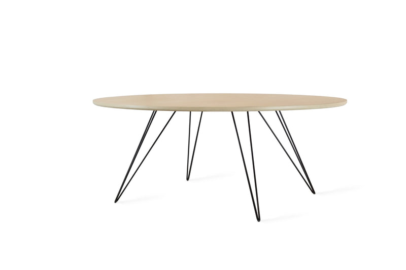 Williams Coffee Table - Small Oval - Tronk - Tables + Desks - Maple - Blood Red - HORNE