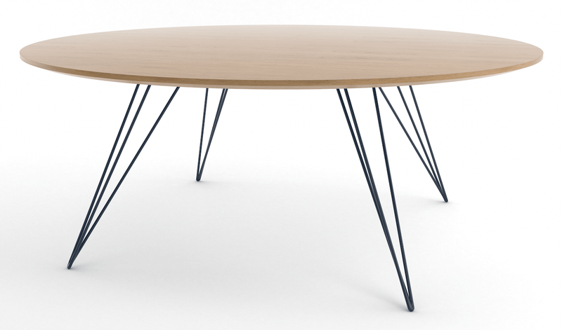 Williams Coffee Table - Small Oval - Tronk - Tables + Desks - Maple - Blood Red - HORNE