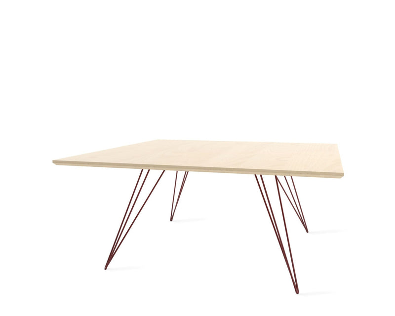 Williams Coffee Table - Small Rectangle - Tronk - Tables + Desks - Maple - Blood Red - HORNE