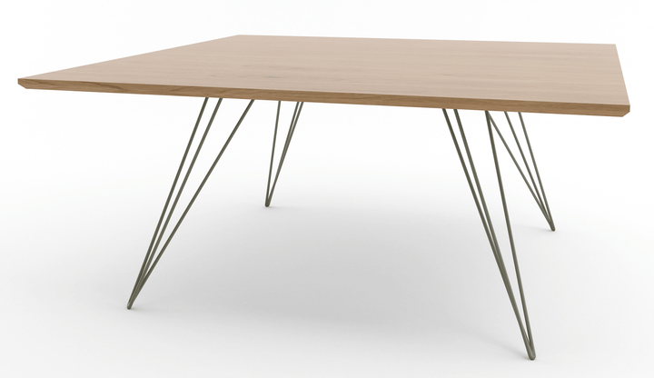 Williams Coffee Table - Small Rectangle - Tronk - Tables + Desks - White Oak - Prairie Green - HORNE