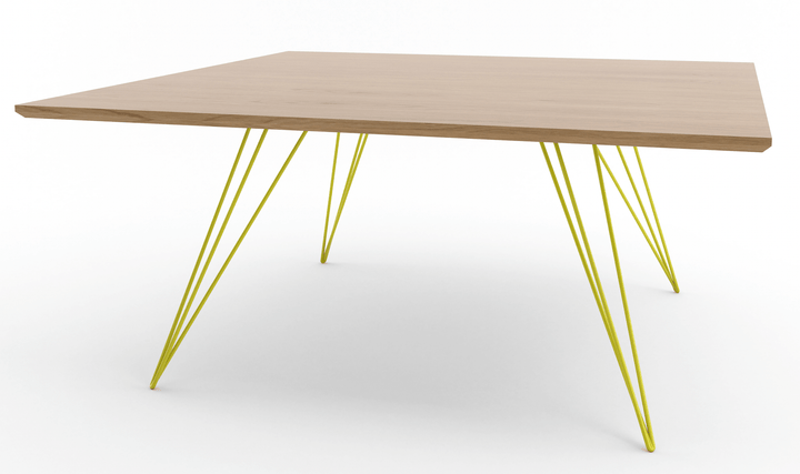 Williams Coffee Table - Small Rectangle - Tronk - Tables + Desks - White Oak - Yellow - HORNE