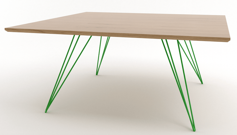 Williams Coffee Table - Small Rectangle - Tronk - Tables + Desks - Maple - Blood Red - HORNE