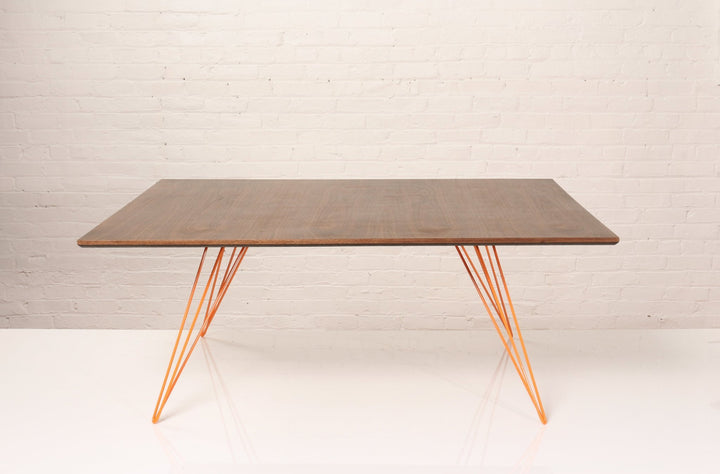 Williams Coffee Table - Small Rectangle - Tronk - Tables + Desks - Walnut - Orange - HORNE