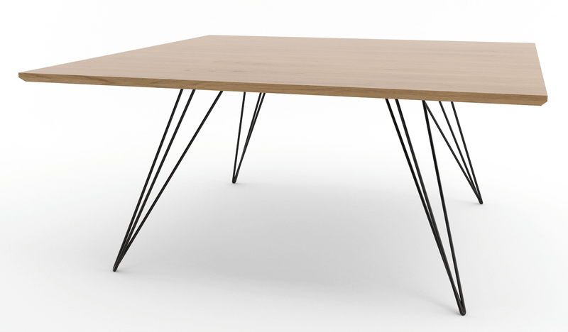 Williams Coffee Table - Small Rectangle - Tronk - Tables + Desks - Maple - Blood Red - HORNE