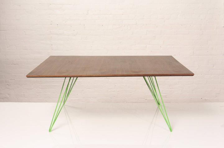 Williams Coffee Table - Small Rectangle - Tronk - Tables + Desks - Walnut - Green - HORNE