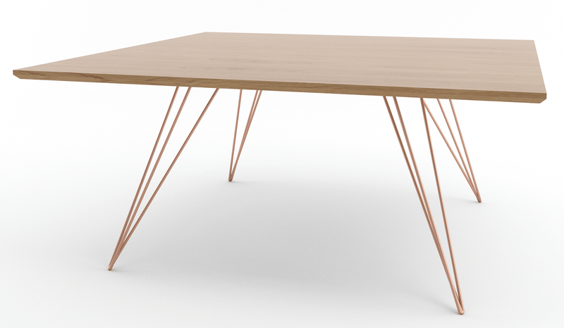 Williams Coffee Table - Small Square - Tronk - Tables + Desks - Maple - Blood Red - HORNE