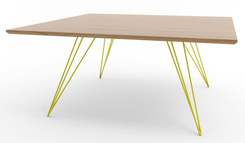 Williams Coffee Table - Small Square - Tronk - Tables + Desks - Maple - Blood Red - HORNE