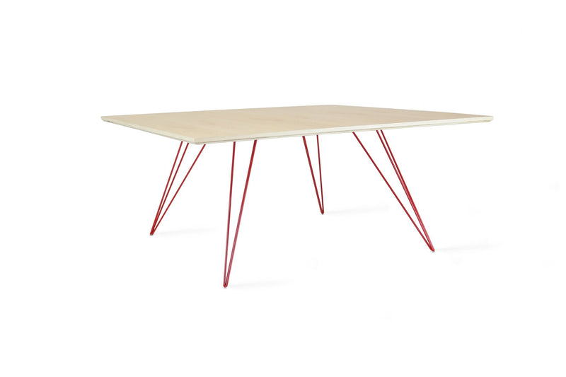 Williams Coffee Table - Small Square - Tronk - Tables + Desks - Maple - Blood Red - HORNE