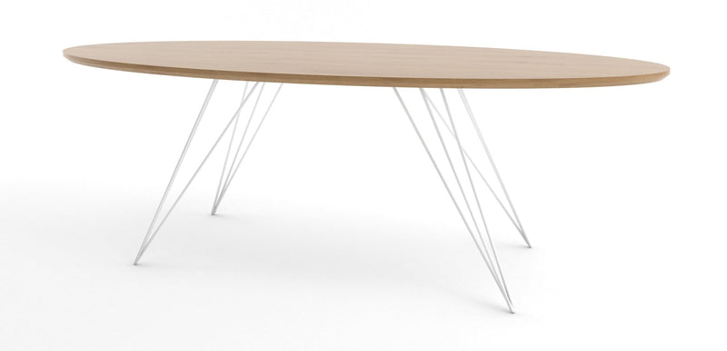 Williams Coffee Table - Thin Oval - Tronk - Tables + Desks - Maple - Blood Red - HORNE