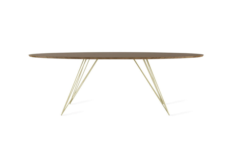 Williams Coffee Table - Thin Oval - Tronk - Tables + Desks - Maple - Blood Red - HORNE