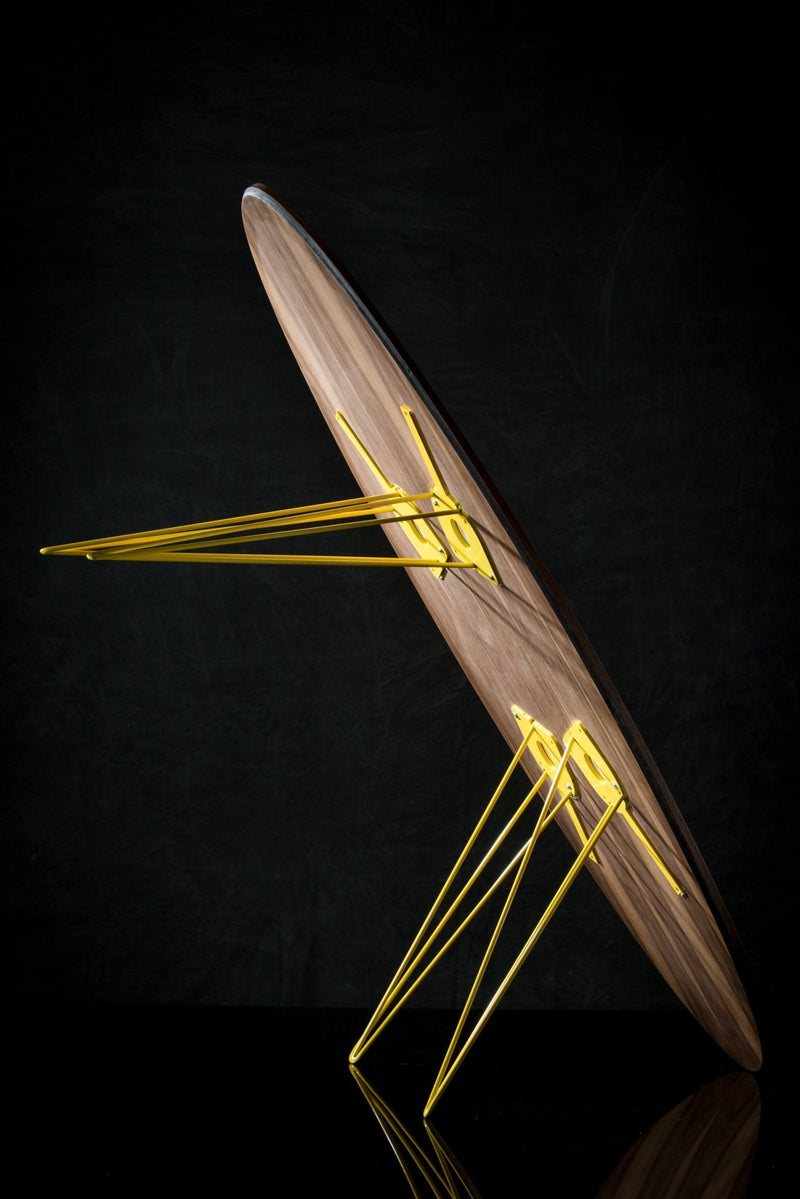 Williams Coffee Table - Thin Oval - Tronk - Tables + Desks - Maple - Blood Red - HORNE