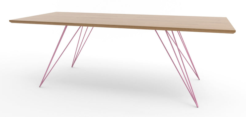 Williams Coffee Table - Thin Rectangle - Tronk - Tables + Desks - Maple - Blood Red - HORNE