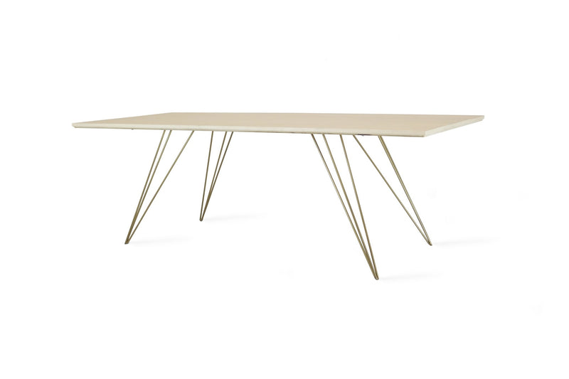 Williams Coffee Table - Thin Rectangle - Tronk - Tables + Desks - Maple - Blood Red - HORNE