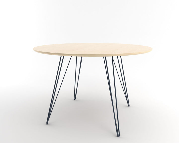 Williams Dining Table - Large Circle - Tronk - Tables + Desks - Maple - Navy - HORNE