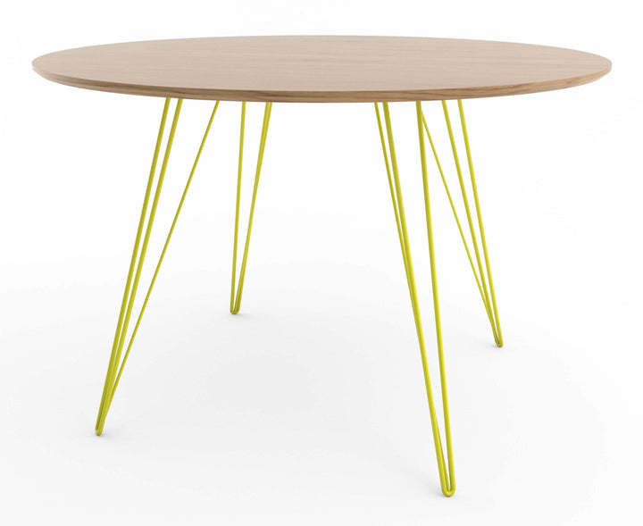 Williams Dining Table - Large Circle - Tronk - Tables + Desks - White Oak - Yellow - HORNE