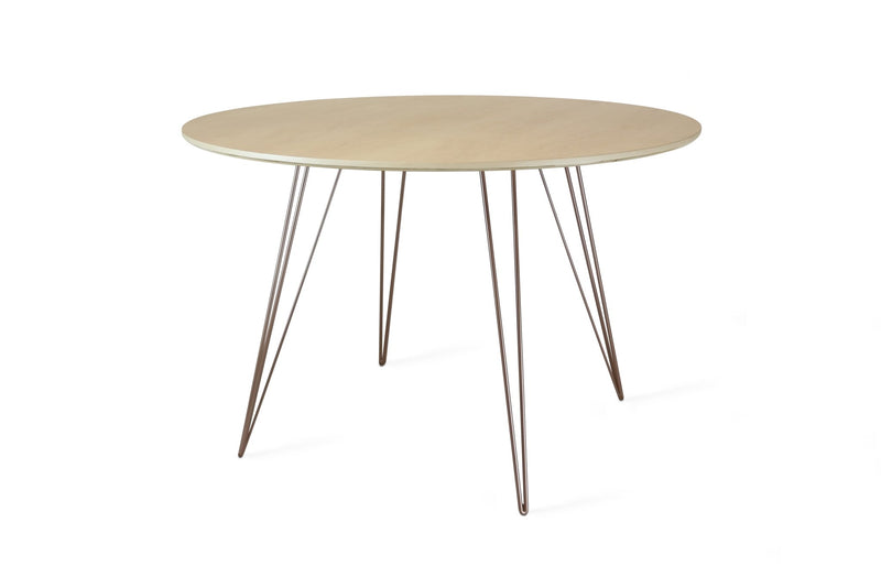 Williams Dining Table - Large Circle - Tronk - Tables + Desks - Maple - Blood Red - HORNE