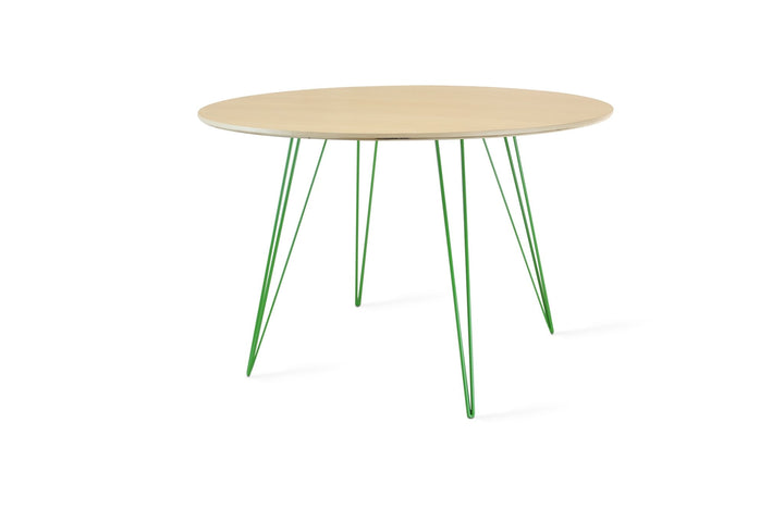 Williams Dining Table - Large Circle - Tronk - Tables + Desks - Maple - Green - HORNE