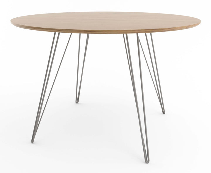 Williams Dining Table - Large Circle - Tronk - Tables + Desks - White Oak - Gray - HORNE