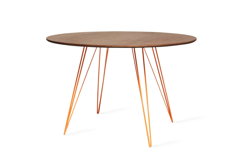 Williams Dining Table - Large Circle - Tronk - Tables + Desks - Maple - Blood Red - HORNE