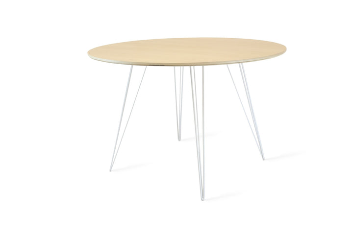 Williams Dining Table - Large Circle - Tronk - Tables + Desks - Maple - White - HORNE