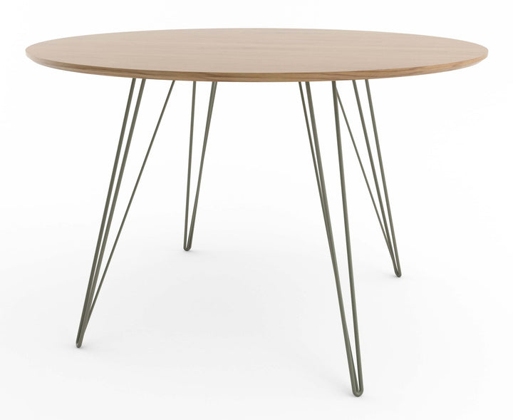 Williams Dining Table - Large Oval - Tronk - Tables + Desks - White Oak - Prairie Green - HORNE