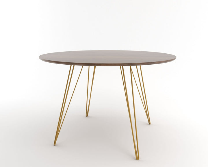 Williams Dining Table - Large Oval - Tronk - Tables + Desks - Walnut - Mustard - HORNE