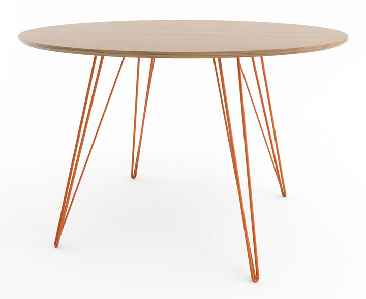 Williams Dining Table - Large Oval - Tronk - Tables + Desks - White Oak - Orange - HORNE