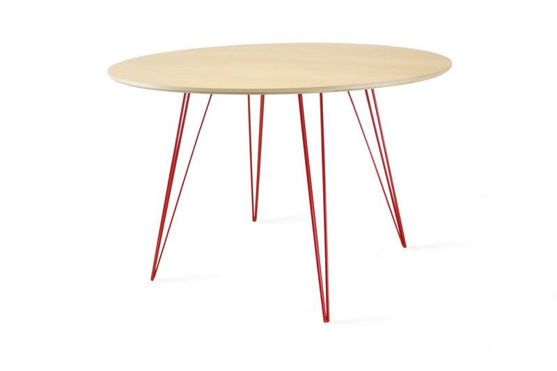 Williams Dining Table - Large Oval - Tronk - Tables + Desks - Maple - Blood Red - HORNE