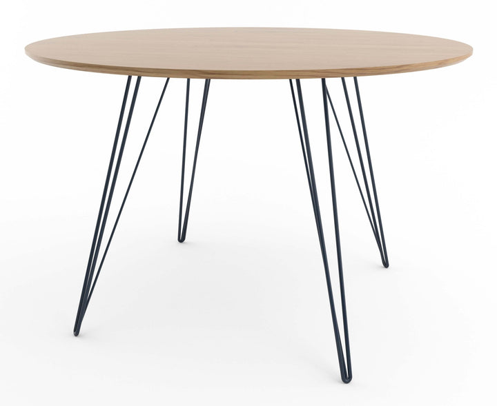 Williams Dining Table - Large Oval - Tronk - Tables + Desks - White Oak - Navy - HORNE