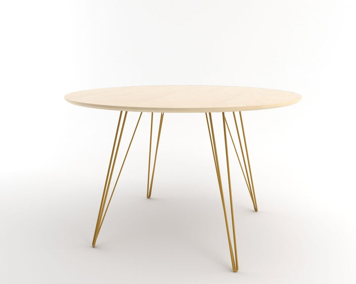 Williams Dining Table - Large Oval - Tronk - Tables + Desks - Maple - Mustard - HORNE
