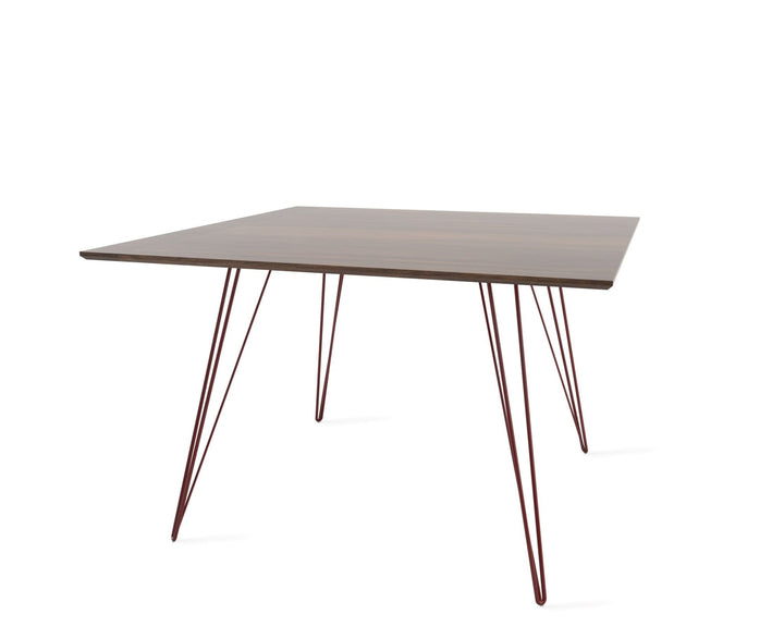 Williams Dining Table - Large Rectangle - Tronk - Tables + Desks - Walnut - Blood Red - HORNE