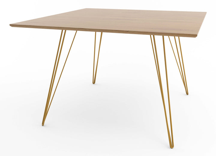 Williams Dining Table - Large Rectangle - Tronk - Tables + Desks - White Oak - Mustard - HORNE