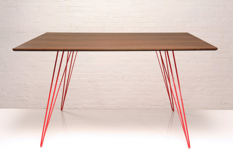 Williams Dining Table - Large Rectangle - Tronk - Tables + Desks - Maple - Blood Red - HORNE