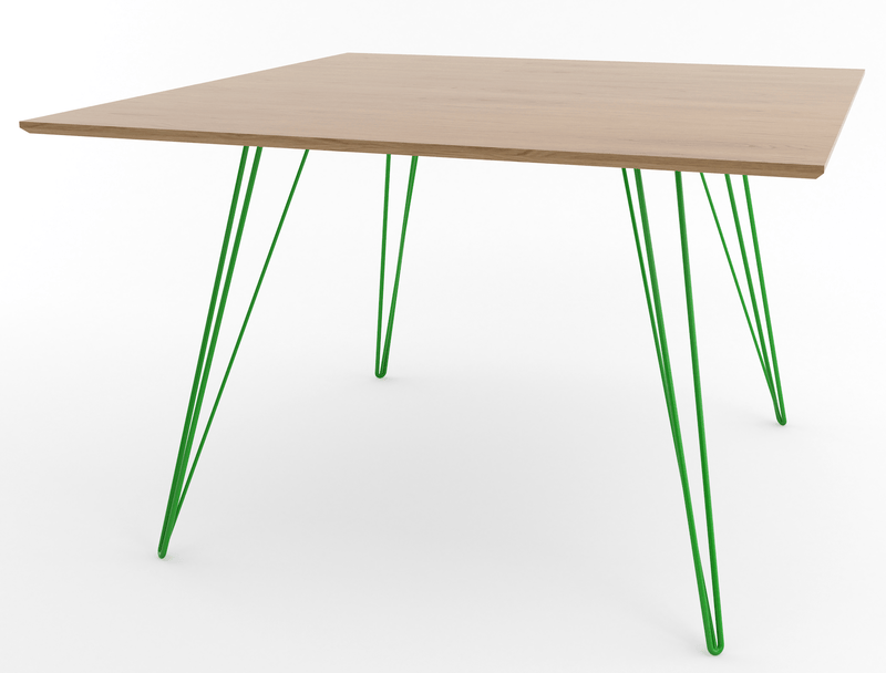 Williams Dining Table - Large Rectangle - Tronk - Tables + Desks - Maple - Blood Red - HORNE