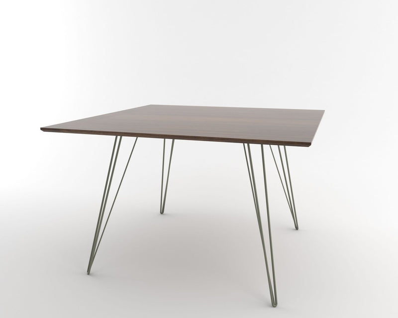 Williams Dining Table - Large Square - Tronk - Tables + Desks - Maple - Blood Red - HORNE