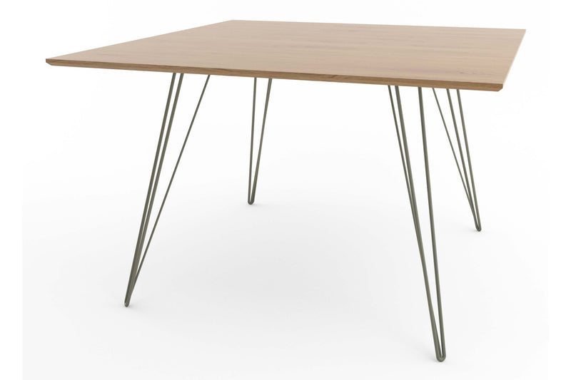 Williams Dining Table - Large Square - Tronk - Tables + Desks - Maple - Blood Red - HORNE