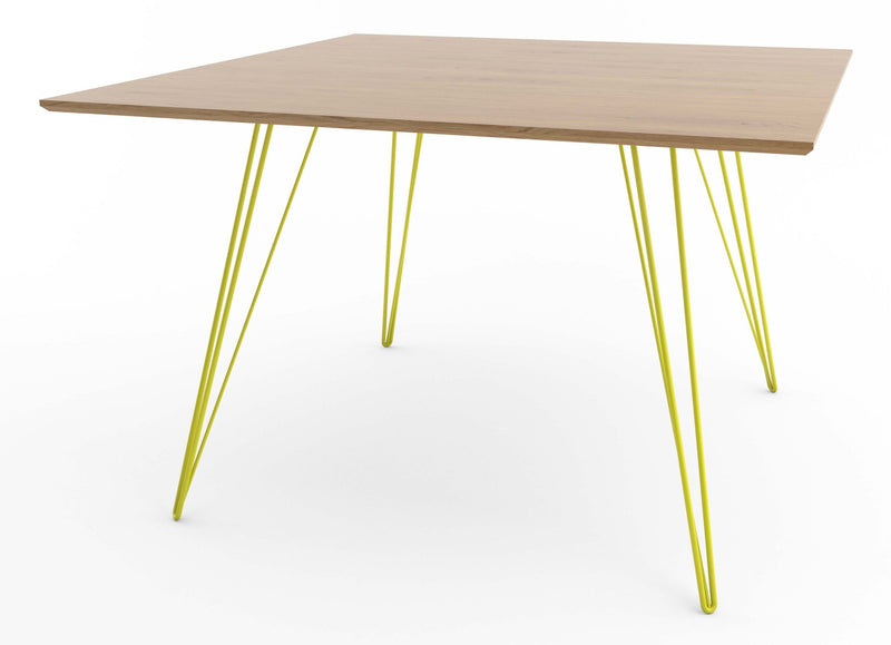 Williams Dining Table - Large Square - Tronk - Tables + Desks - Maple - Blood Red - HORNE