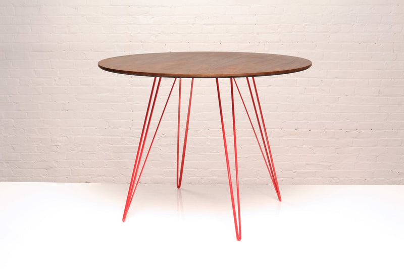 Williams Dining Table - Small Circle - Tronk - Tables + Desks - Maple - Blood Red - HORNE