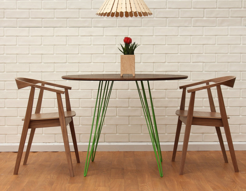 Williams Dining Table - Small Circle - Tronk - Tables + Desks - Maple - Blood Red - HORNE