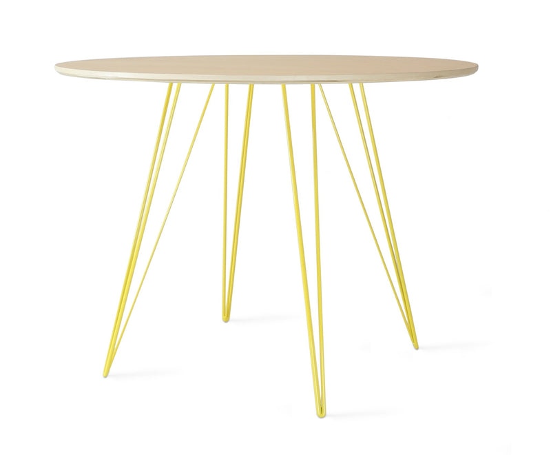 Williams Dining Table - Small Circle - Tronk - Tables + Desks - Maple - Blood Red - HORNE